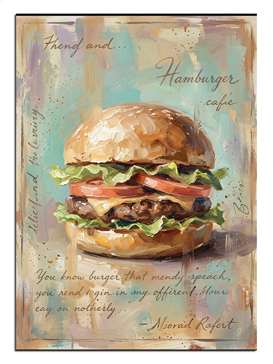 Tazeliği belli olan, her katmanı detaylı burger.