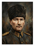 Mareşal üniforması ve madalyalarıyla Ulu Önder Atatürk.