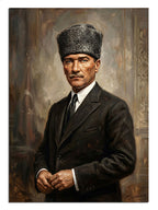 Kravatı ve şık takımıyla modern Türkiye'nin mimarı.