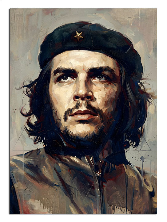 Devrimci lider Che Guevara'nın en tanınmış sanatsal portresi.