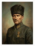 Kurtuluş Savaşı dönemini yansıtan karizmatik Mustafa Kemal Atatürk.