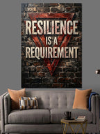 Resilience Is A Requirement Tabelası Kanvas Tablo