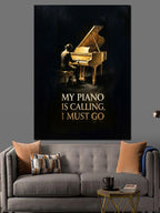 My Piano Is Calling Tabelası Kanvas Tablo