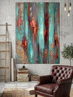 Soyut Renk Geçişleri Modern Sanat Kanvas Tablo