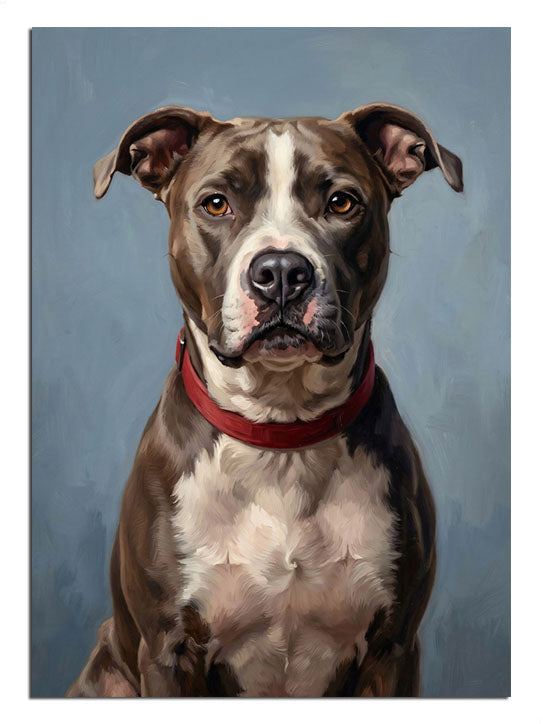 köpek, pitbull, portre, asalet