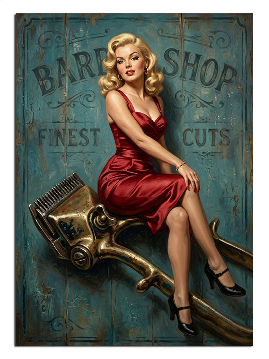 marilyn monroe, berber, retro, moda
