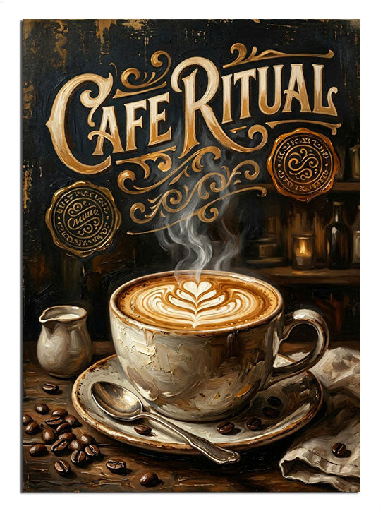 kahve, fincan, latte, kafe, mutfak