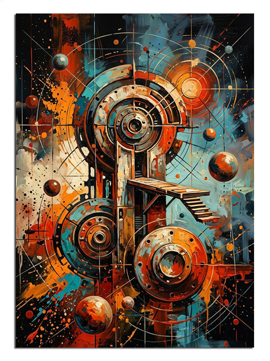 saat, mekanik, soyut, teknoloji, sanat