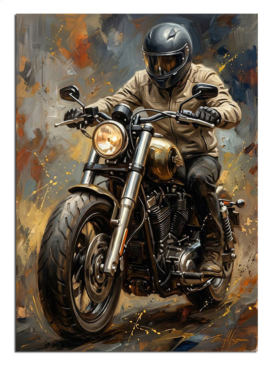 motosiklet, kask, hız, yol, modern
