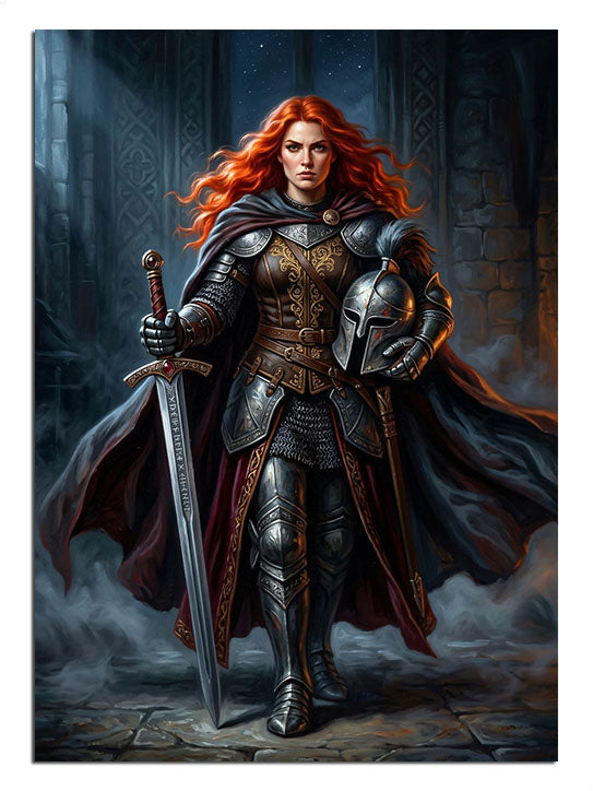 şövalye, kadın, zırh, kılıç, kahraman
