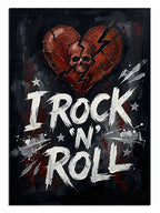 rock, müzik, kalp, yazı, enerji