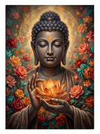 buda, meditasyon, çiçek, huzur, spiritüel