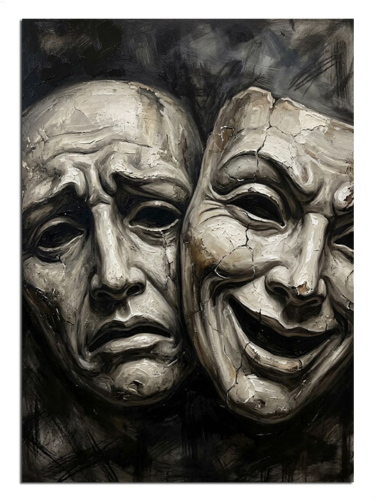 maske, tiyatro, dram, komedi, sanat