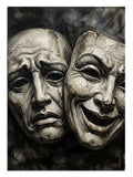 maske, tiyatro, dram, komedi, sanat