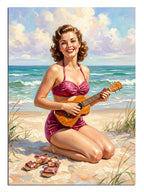 pin-up, ukulele, kumsal, yaz tatili, moda