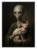 uzaylı, alien, kedi sevgisi, marjinal portre