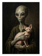 uzaylı, alien, kedi sevgisi, marjinal portre