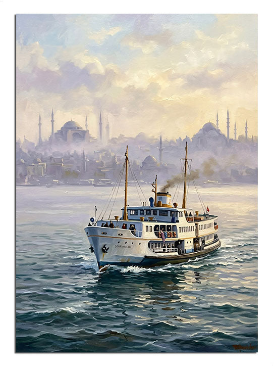 istanbul vapuru, boğaz manzarası, deniz şehir, tarih
