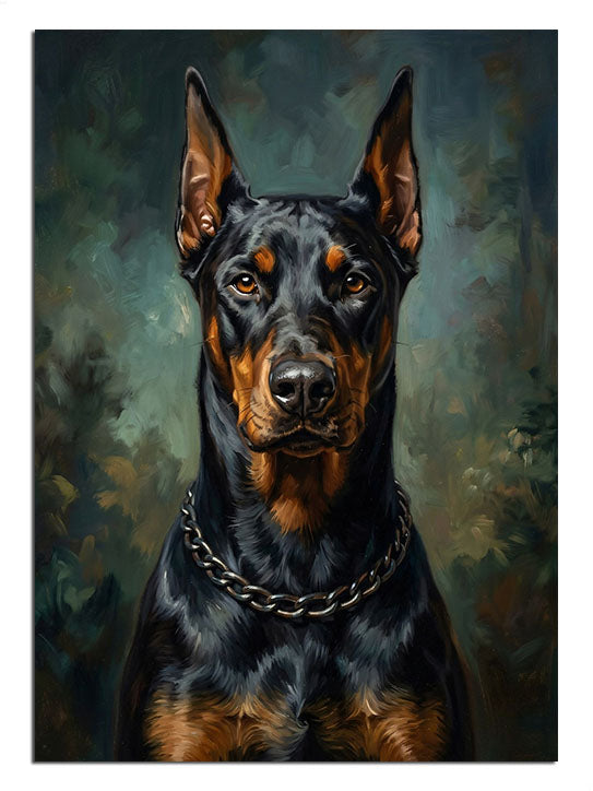 doberman, köpek portresi, asalet, güçlü hayvan