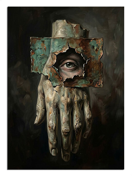 sürrealizm, el ve göz, mistik sanat, gizem
