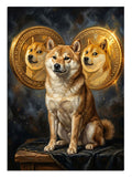 dogecoin, shiba inu, kripto para, komik, sanat
