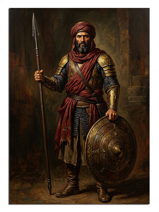 şövalye, altın zırh, mızrak, kahraman, tarih