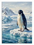 penguen, antarktika, buzul, doğa manzarası