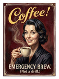 kahve tabelası, emergency brew, mutfak dekoru