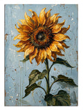 ayçiçeği, van gogh stili, neşe, doğa sanatı