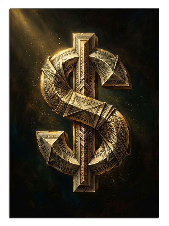 dolar işareti, para, altın, finans, başarı