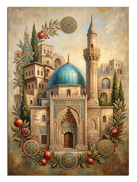 cami mimarisi, istanbul, çiçekler, islam sanatı