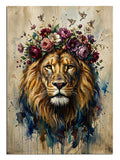aslan kral, çiçek tacı, kontrast sanat, güç