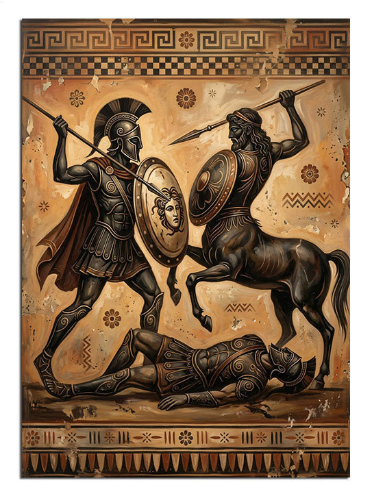 antik savaş, mızrak ve kalkan, kahraman, tarih