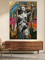 Adalet Tanrıçası Themis Modern Sanat Kanvas Tablo