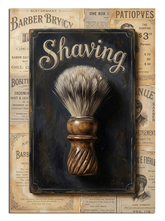 berber dükkanı, tıraş fırçası, shaving, nostalji