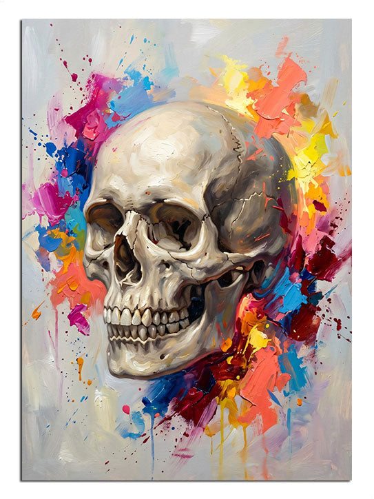 kurukafa sanatı, renk patlaması, modern memento mori