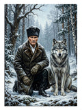 ulu önder atatürk, kurt figürü, kış teması