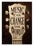 music can change the world, gitar sapı