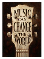 music can change the world, gitar sapı