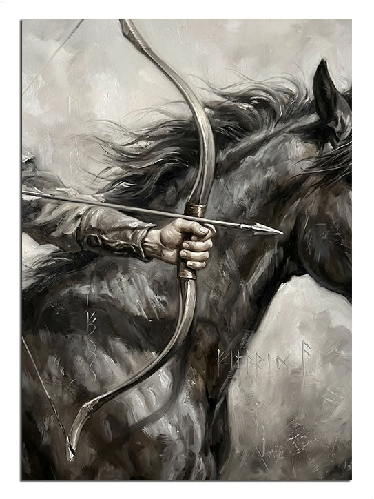 okçu, atlı savaşçı, aksiyon, epik sanat