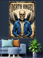 Death Angel İskelet Melek Kanvas Tablo
