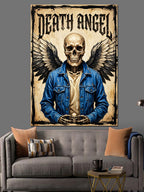 Death Angel İskelet Melek Kanvas Tablo