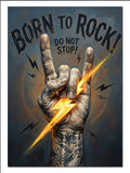 Born To Rock El Hareketi Şimşek Müzik kanvas