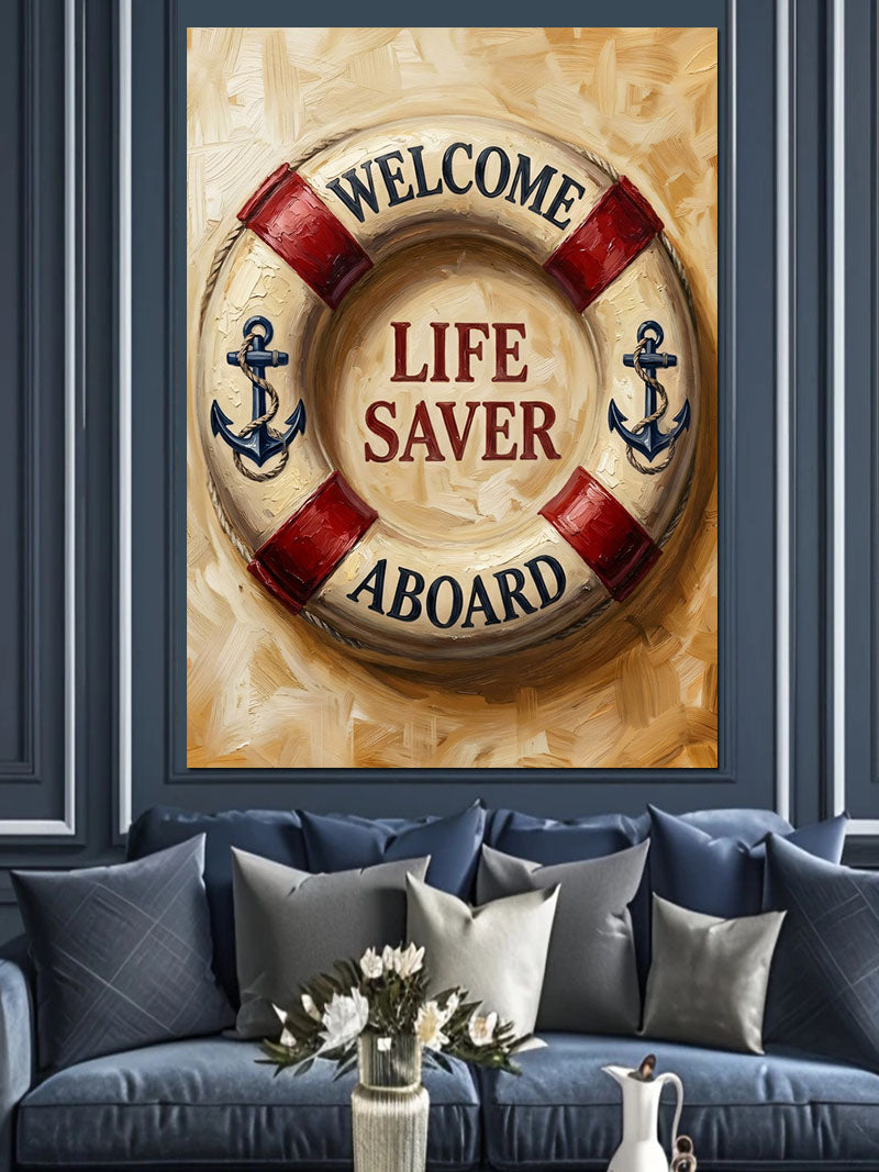 Life Saver Can Simidi Tabelası Kanvas Tablo