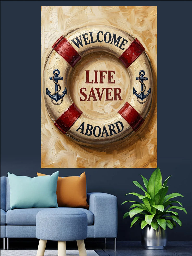 Life Saver Can Simidi Tabelası Kanvas Tablo