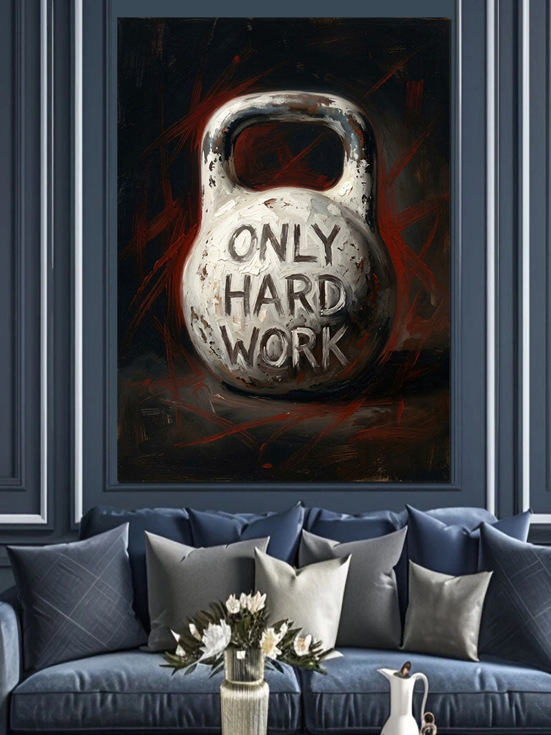 Gym temalı motivasyon Kanvas Tablo