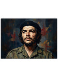 Devrimci lider Che Guevara tablosu.