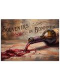 "Souvenirs du Bonheur" yazılı pano.