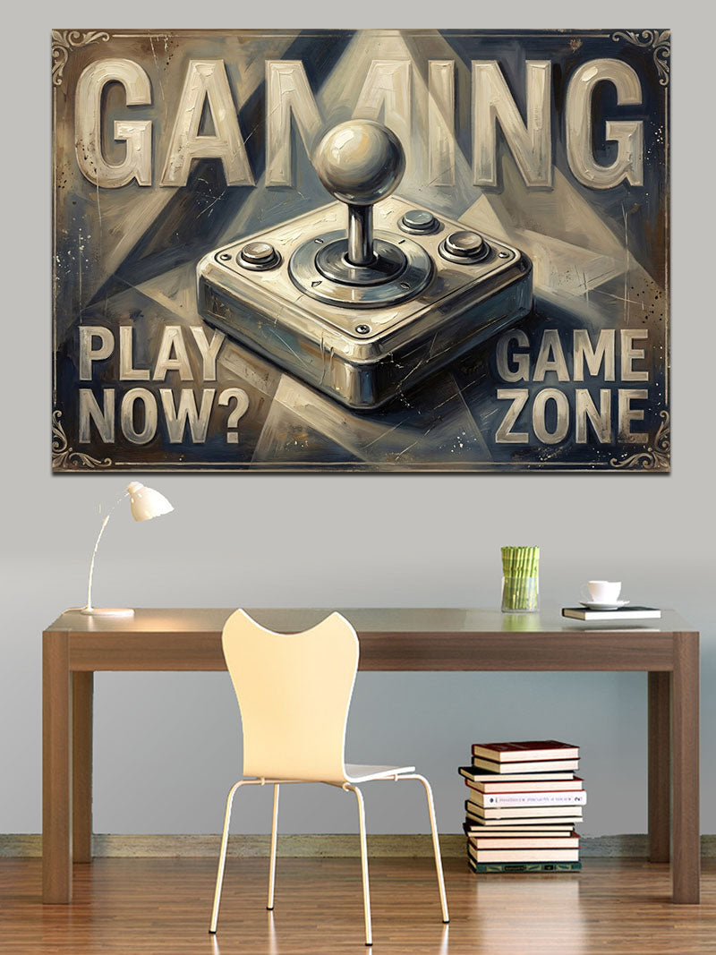 Gaming Play Now Atari Tabelası Kanvas Tablo