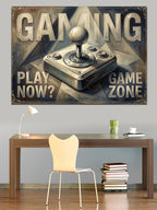 Gaming Play Now Atari Tabelası Kanvas Tablo